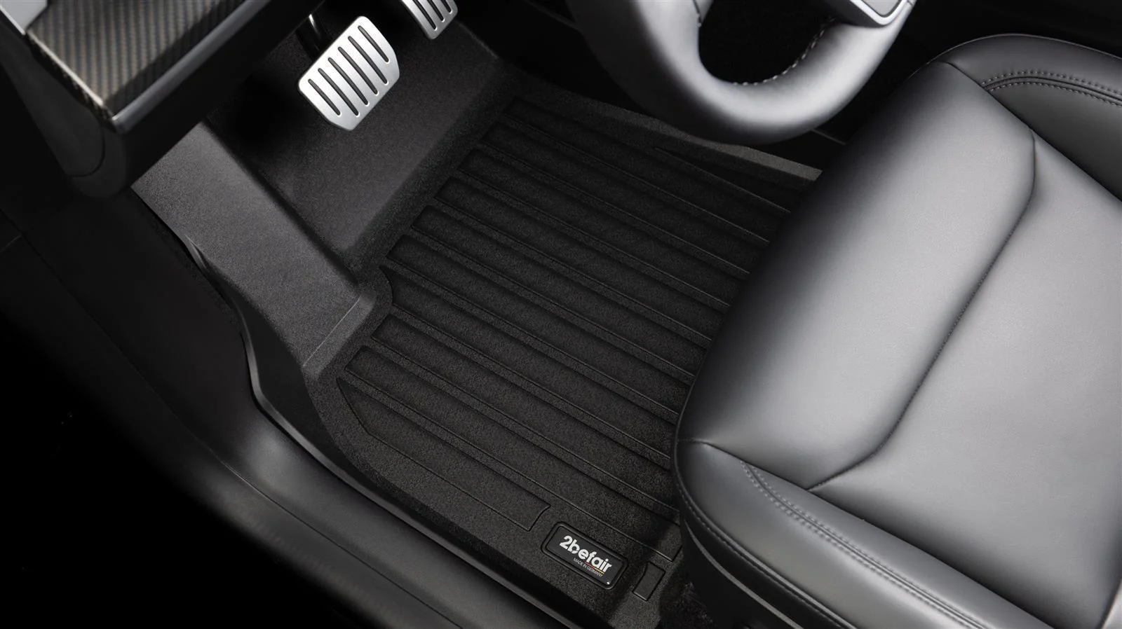 2befair Premium Gummimatten Fußraum vorne für das Tesla Model Y - Image 6