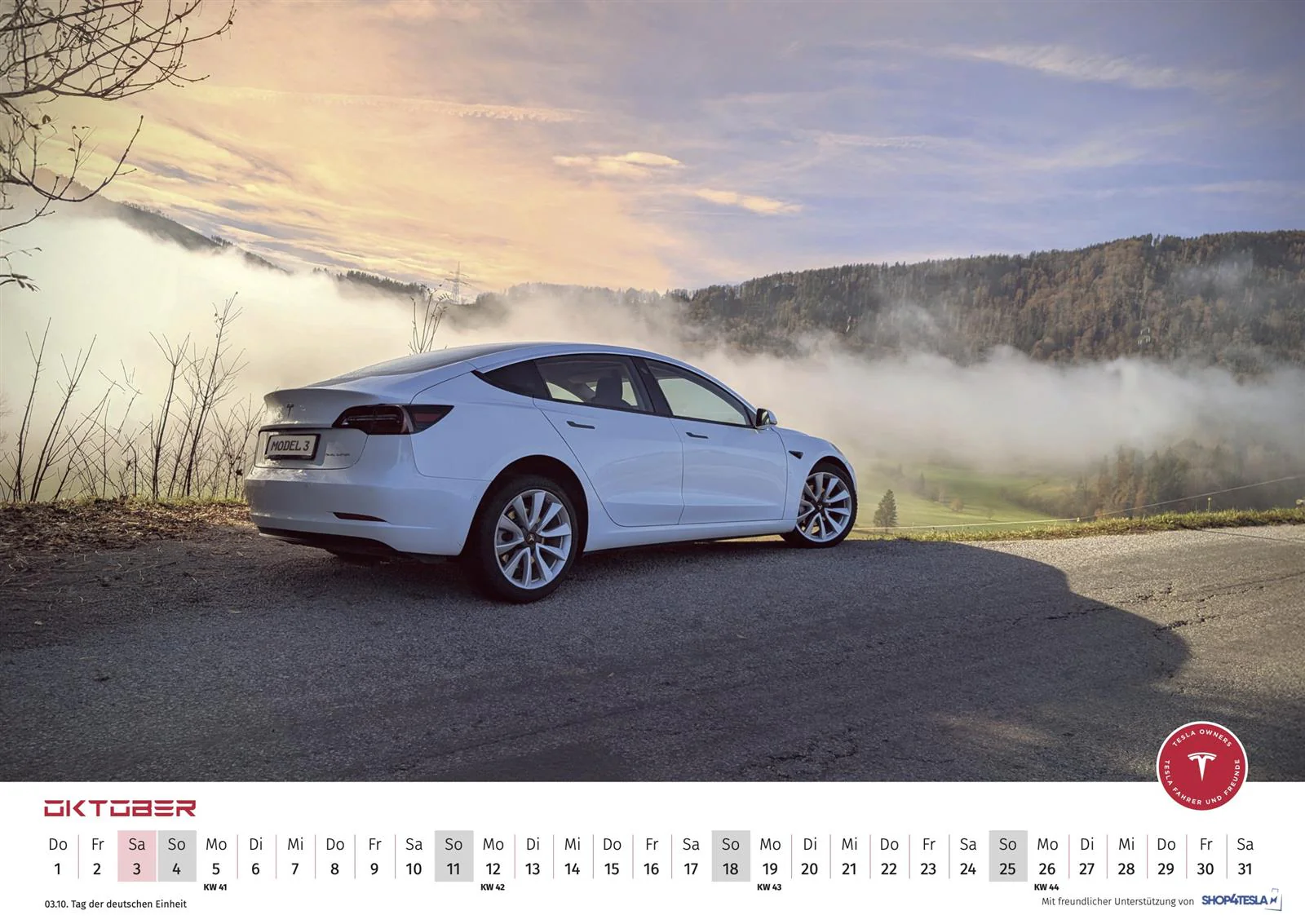 Tesla Kalender 2026 vom TFF & Shop4Tesla - Image 10