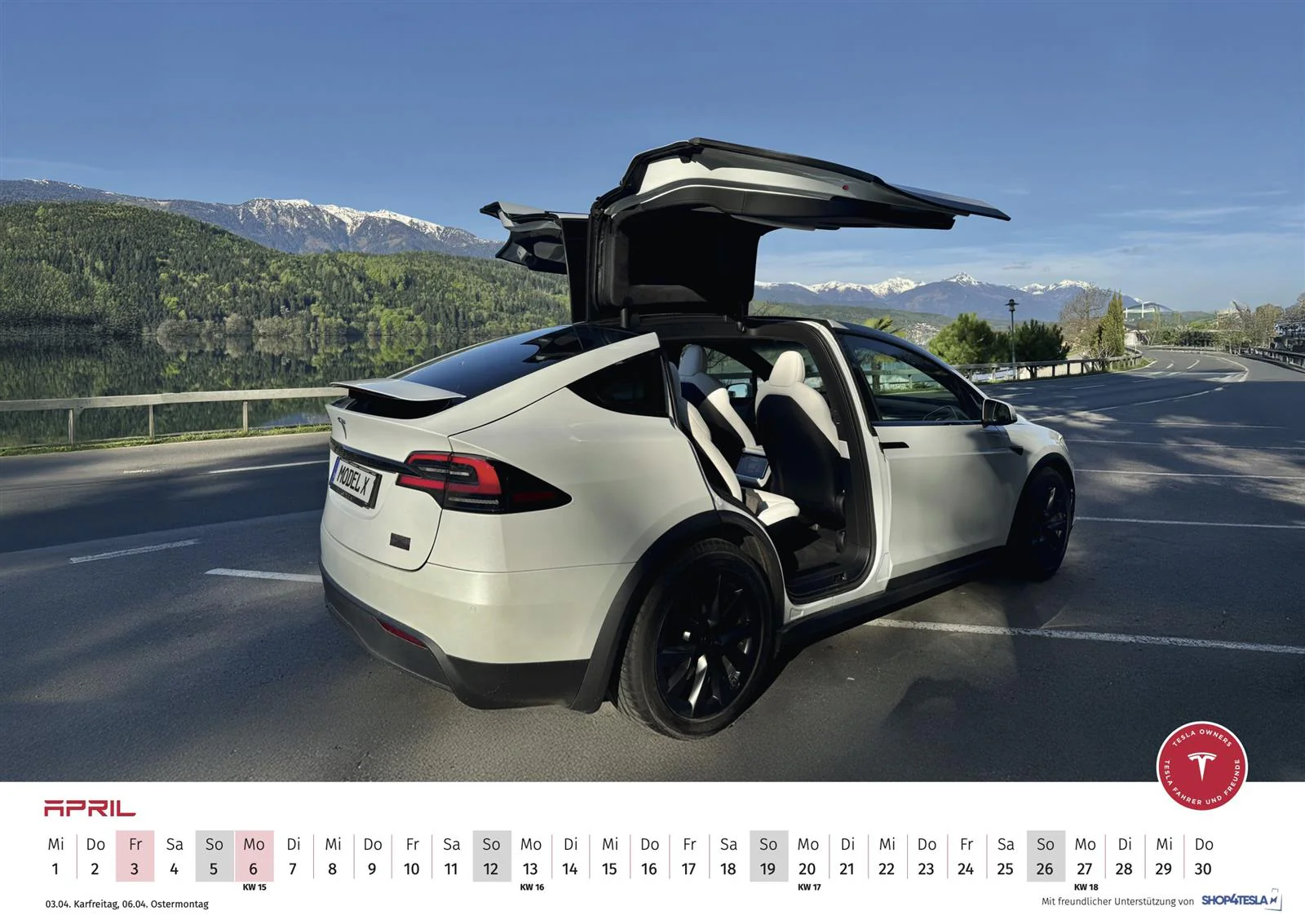 Tesla Kalender 2026 vom TFF & Shop4Tesla - Image 4