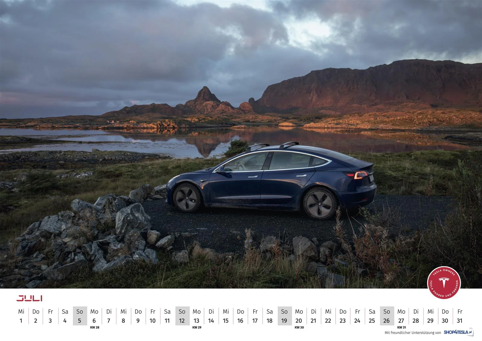Tesla Kalender 2026 vom TFF & Shop4Tesla - Image 7