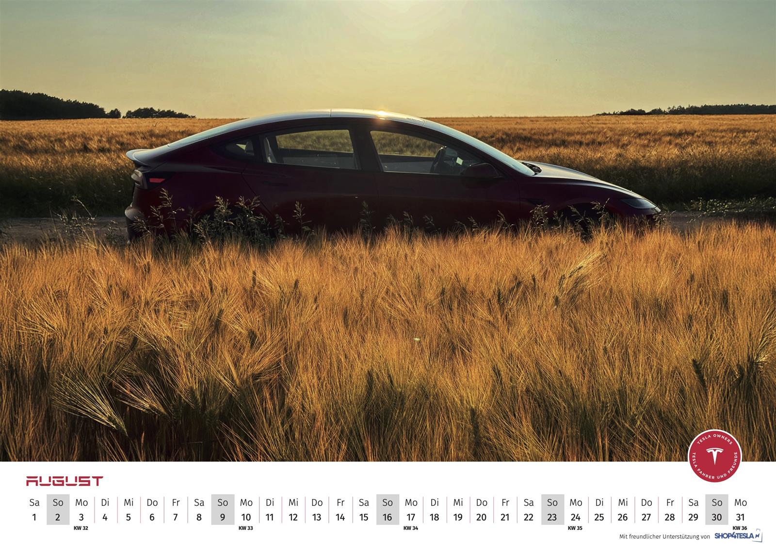 Tesla Kalender 2026 vom TFF & Shop4Tesla - Image 8